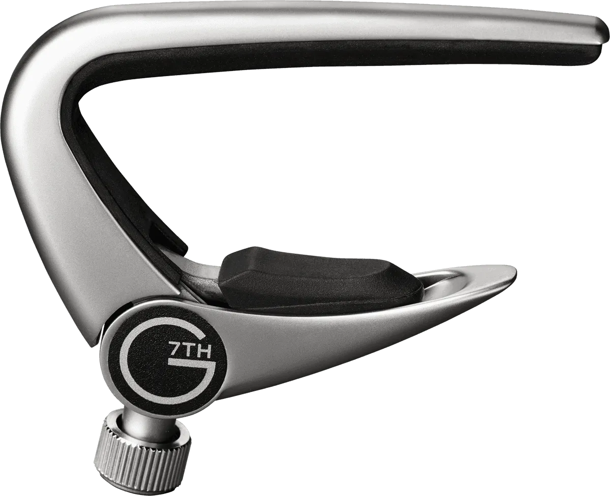G7th C32013 Capo Newport 12 string guitar - Silver