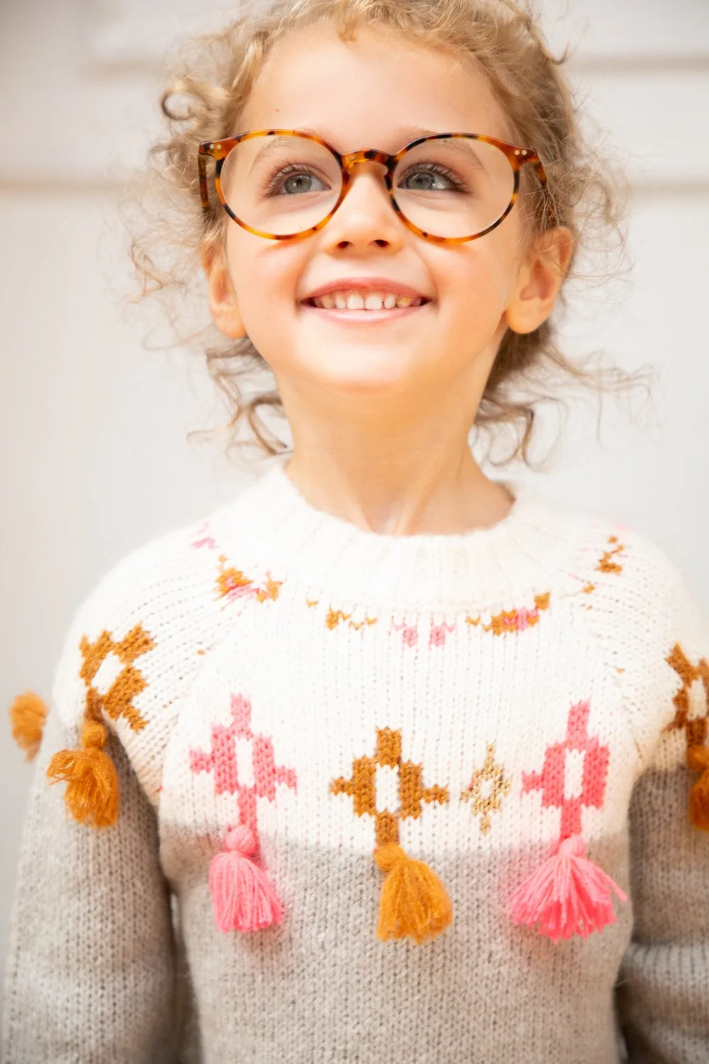 Girls Miki Jacqard Jumper