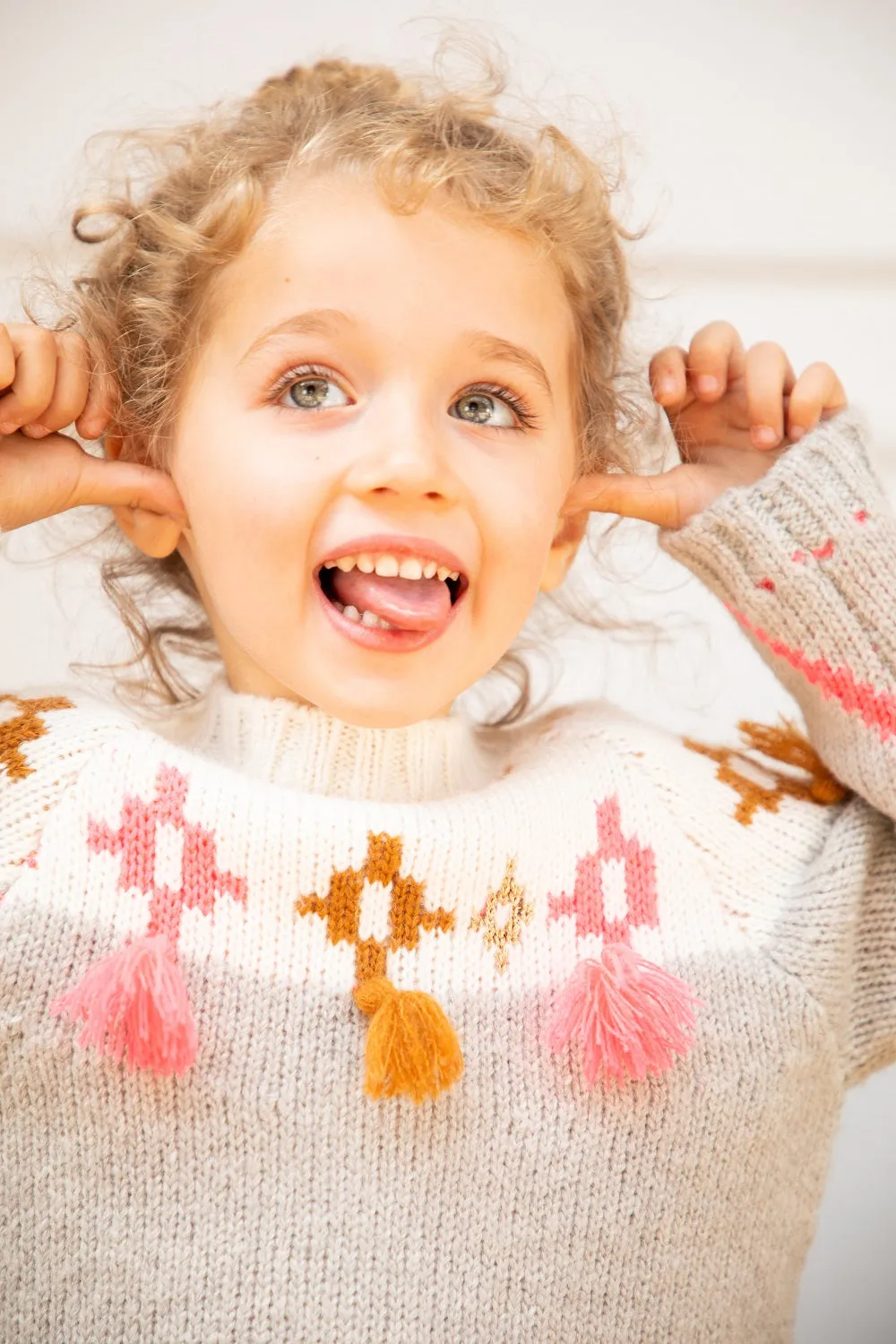 Girls Miki Jacqard Jumper