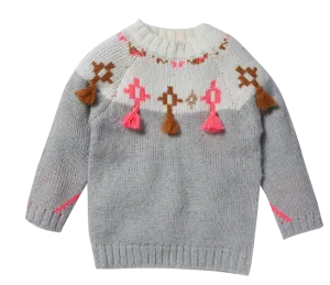 Girls Miki Jacqard Jumper