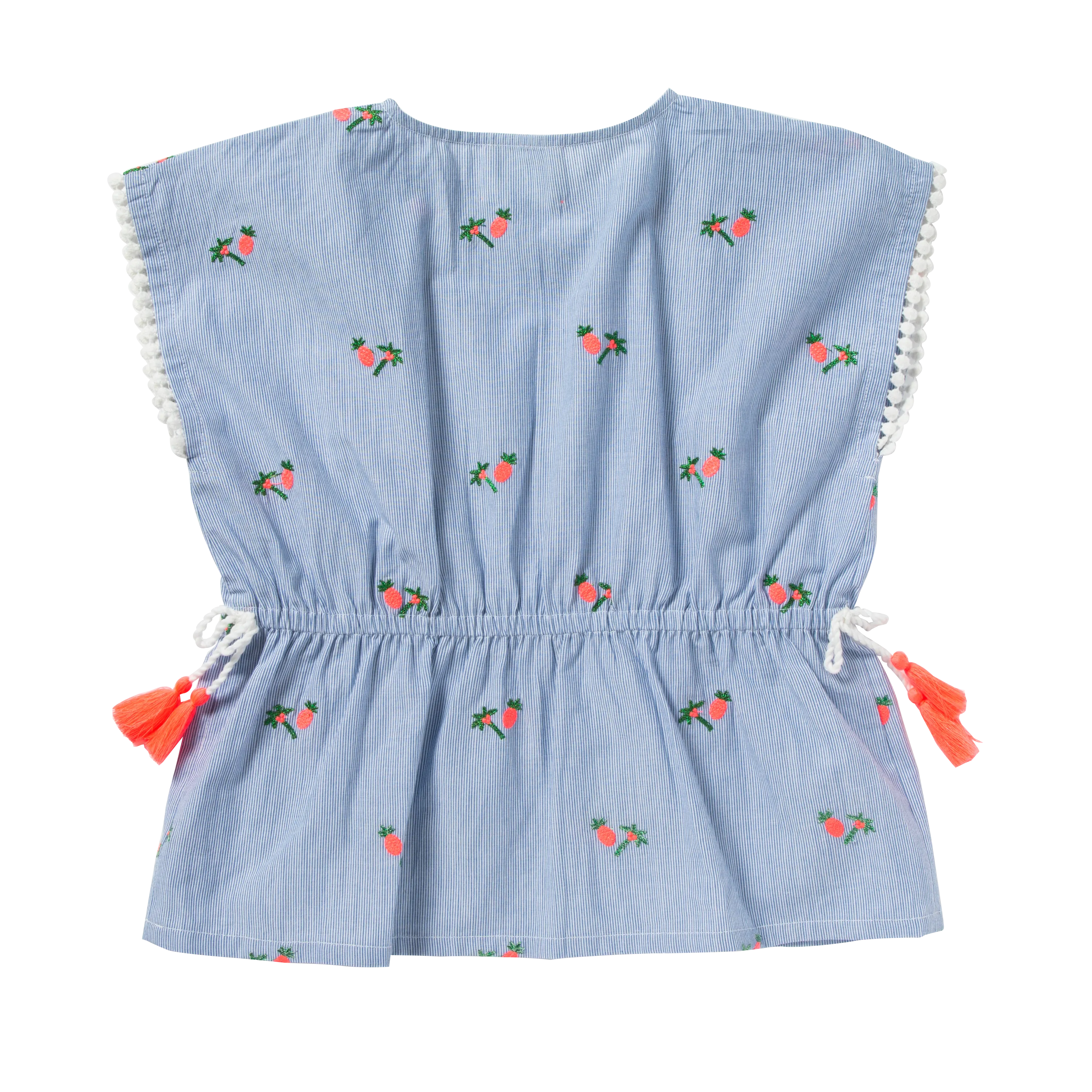Girls Palmier Blue Stripes Blouse