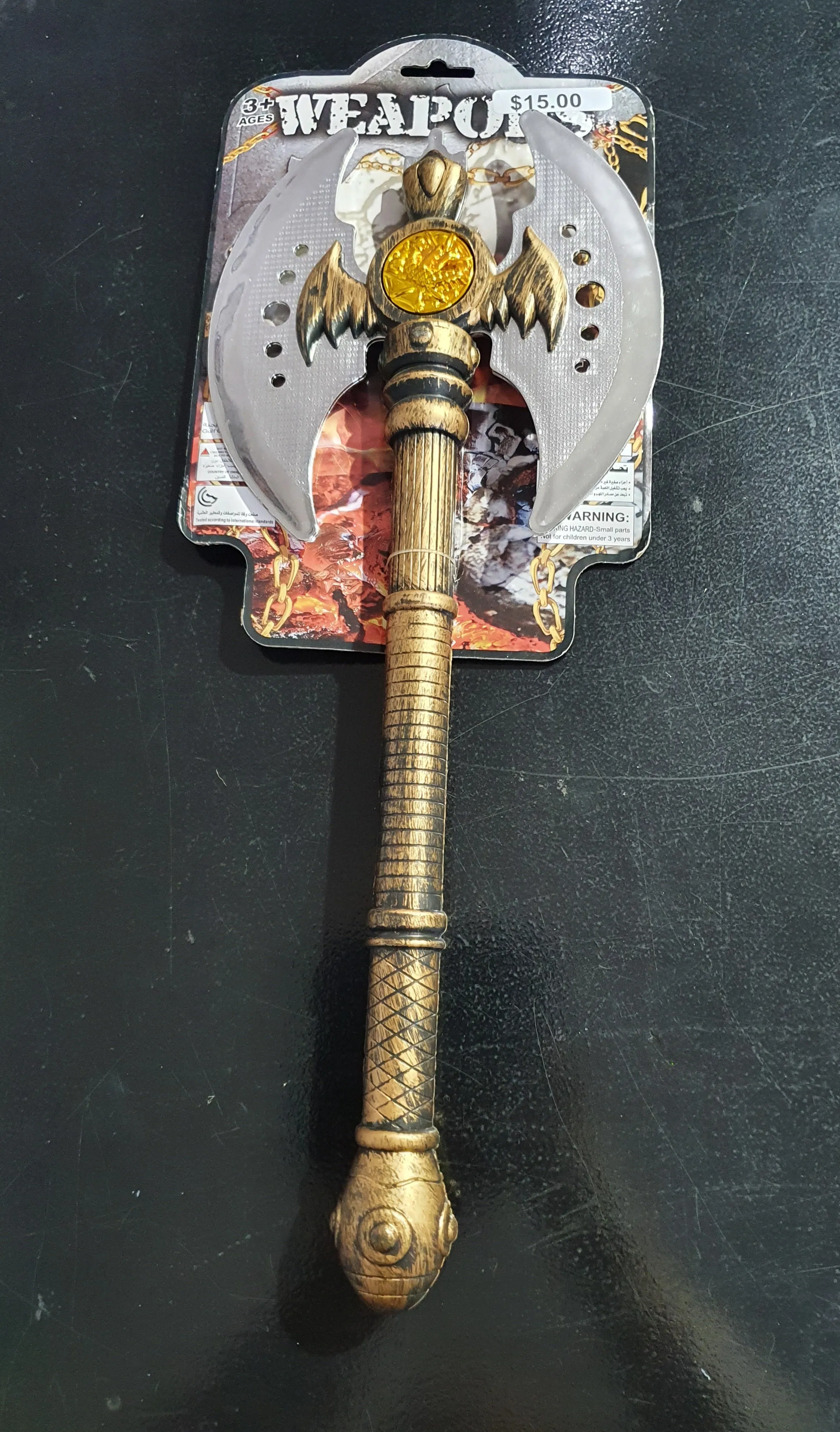 Gold Double Axe Prop