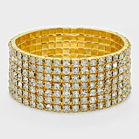 Gold Multi Row Bracelet | 154123