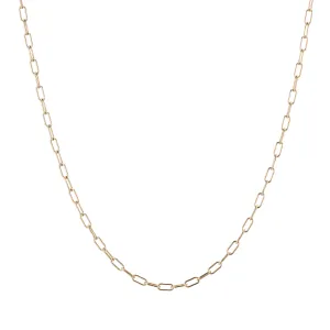 Gold Rounded Paperlink Chain