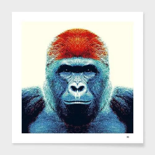 Gorilla - Colorful Animals Frame