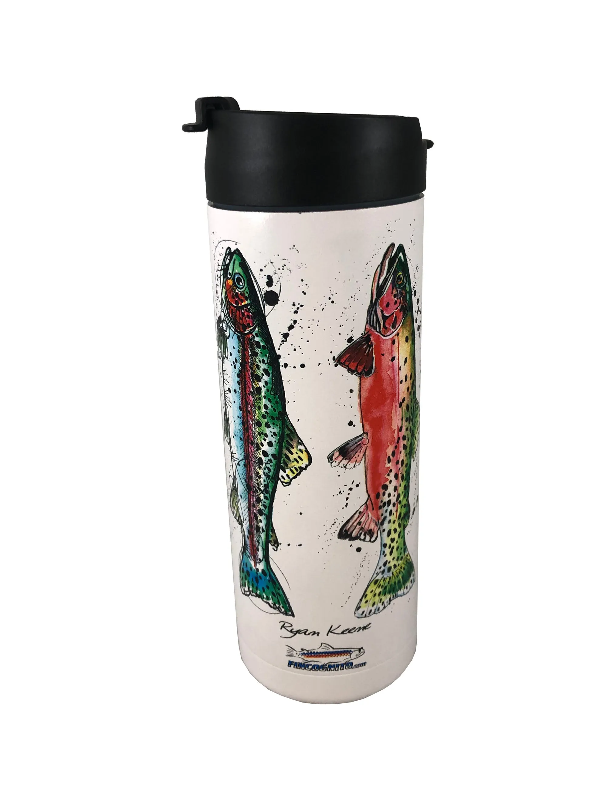Grand Slam Hot/Cold Beverage Bottle-20 Oz., White