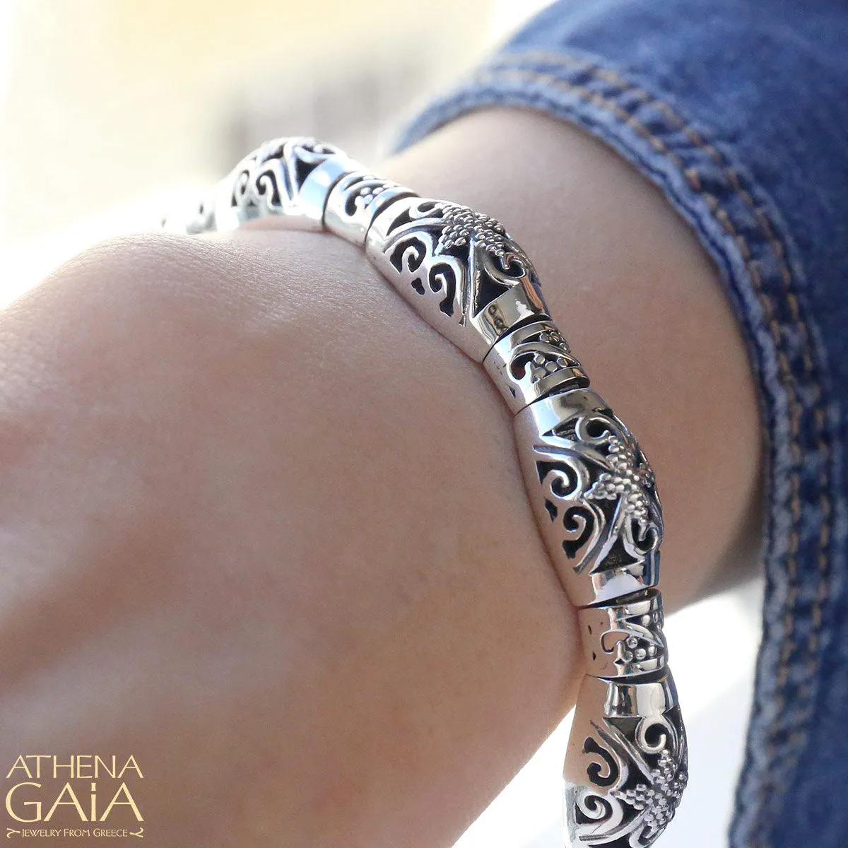 Grape Barrels Segmented Bracelet