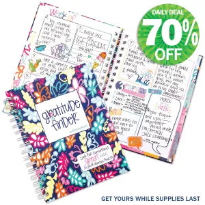 Gratitude Finder® Journal | Island Blooms | Daily Deal | 4/22/25