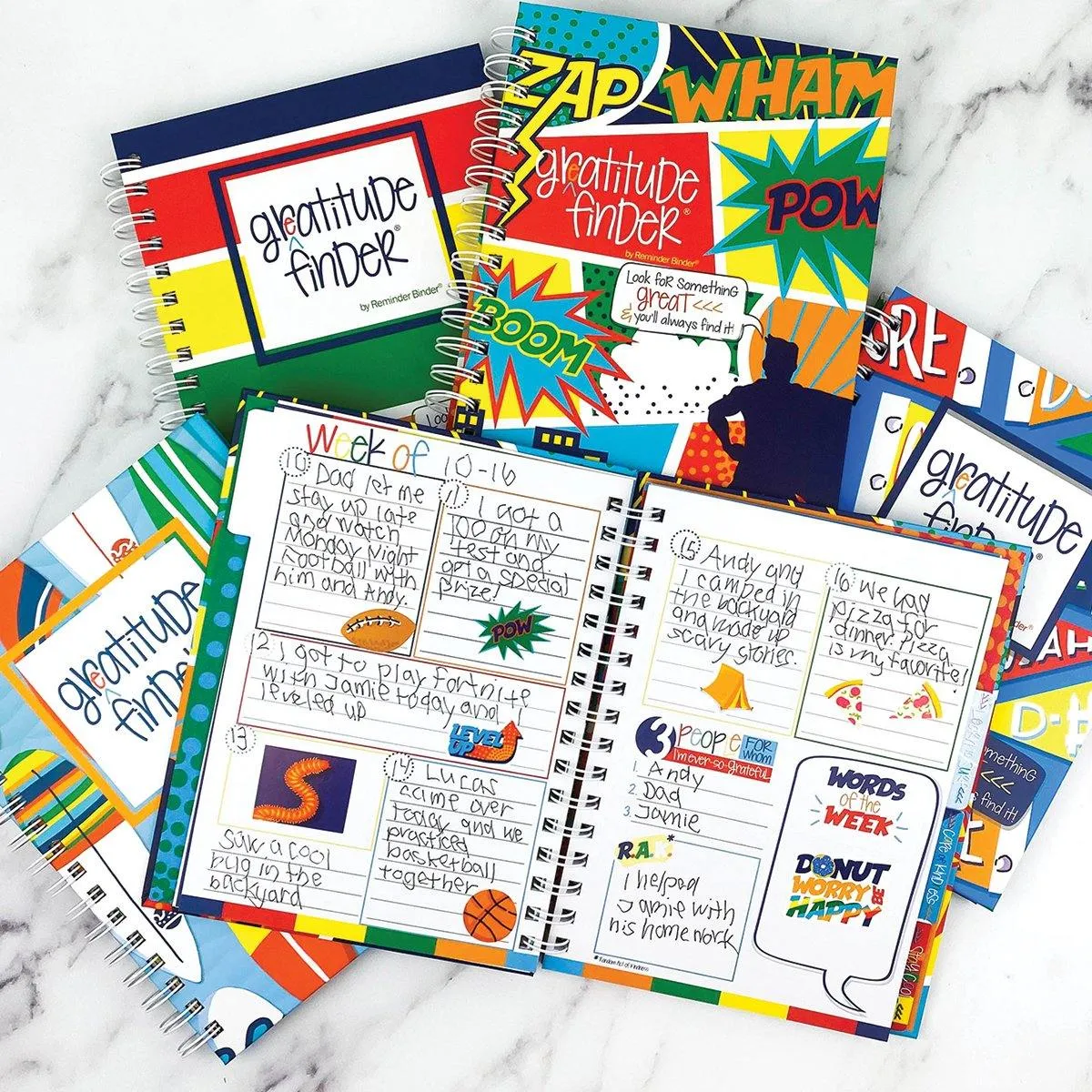 Gratitude Finder® Journal | Rain-Boho | Daily Deal | 4/22/25