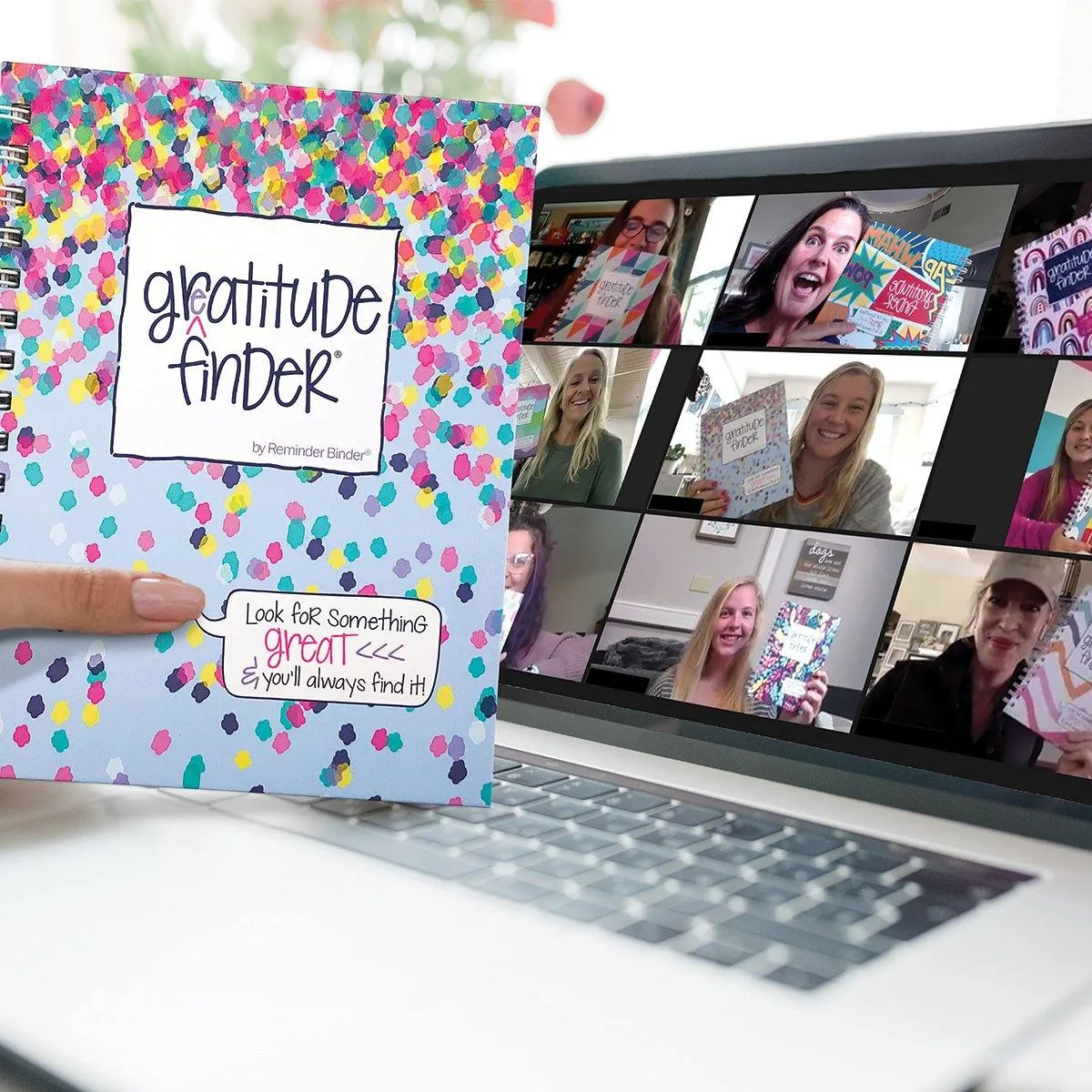 Gratitude Finder® Journal | Rain-Boho | Daily Deal | 4/22/25