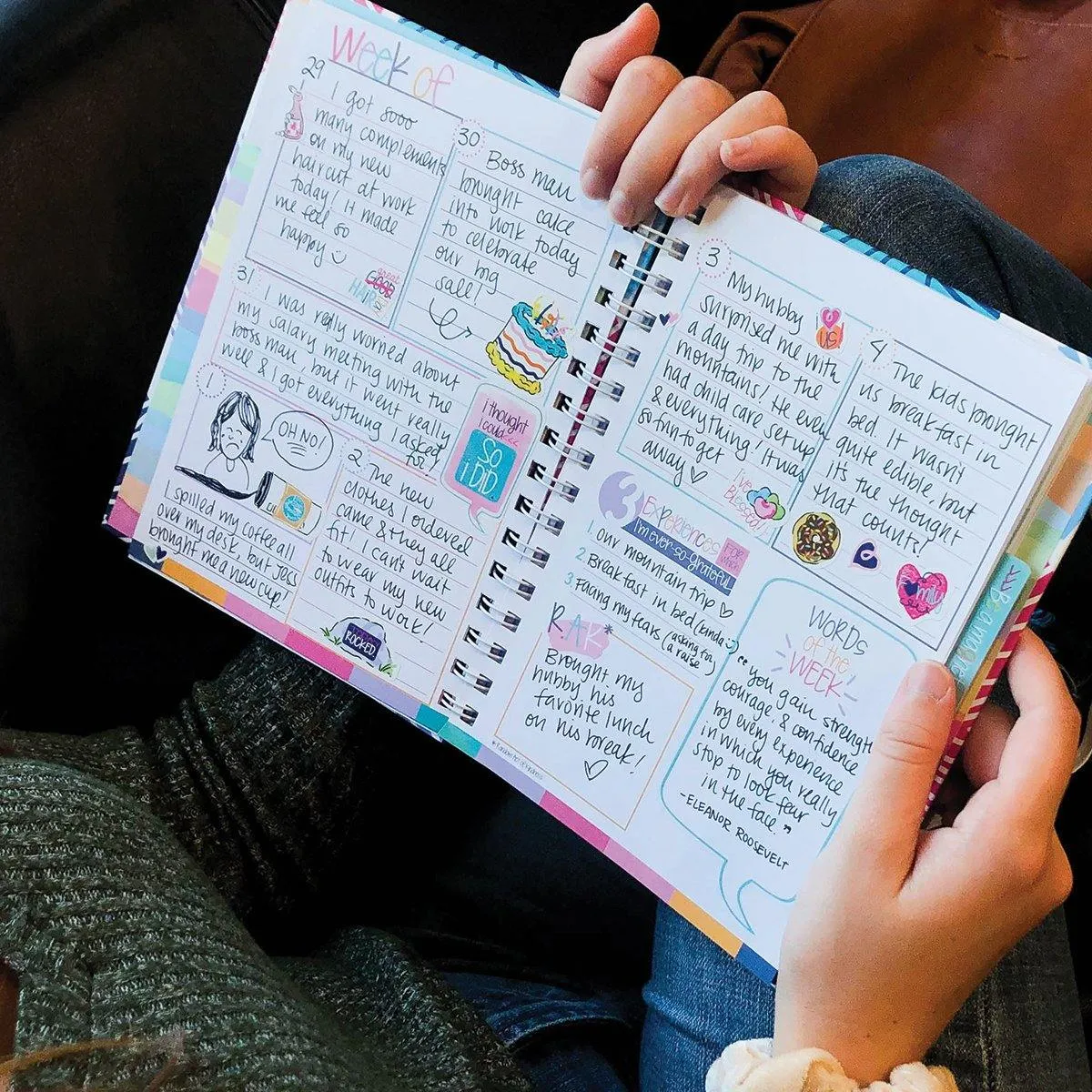 Gratitude Finder® Journal | Rain-Boho | Daily Deal | 4/22/25