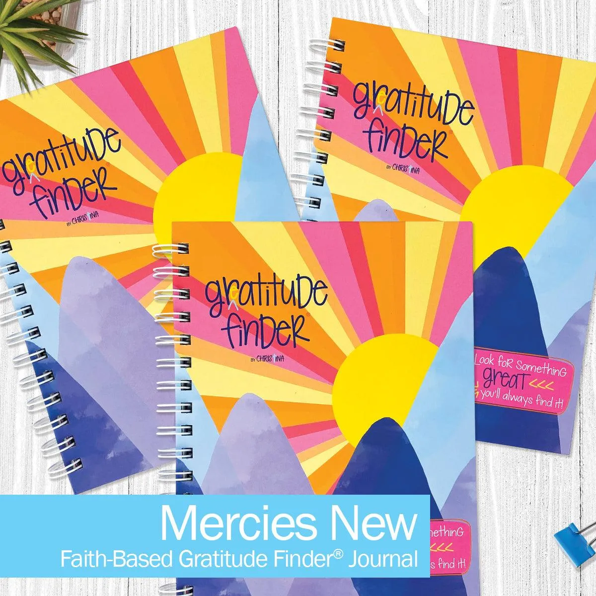 Gratitude Finder® Journals Bundle of 3 | Gratitude Journals to Inspire Daily Gratitude | The Perfect Gift for Mindful Moments | HOT DEAL