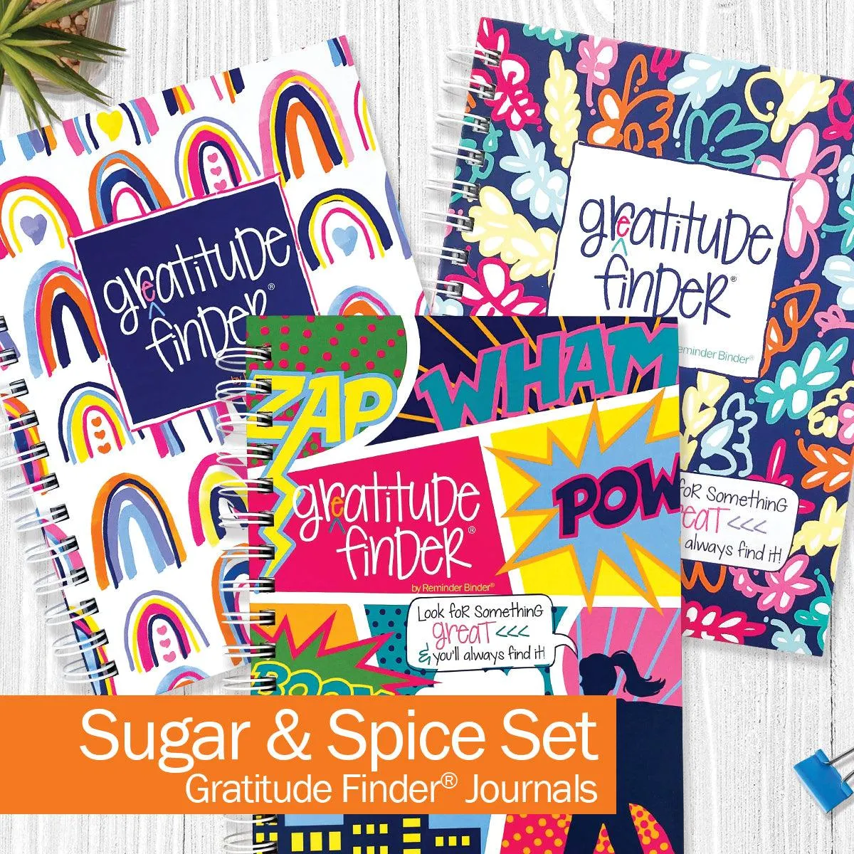 Gratitude Finder® Journals Bundle of 3 | Gratitude Journals to Inspire Daily Gratitude | The Perfect Gift for Mindful Moments | HOT DEAL