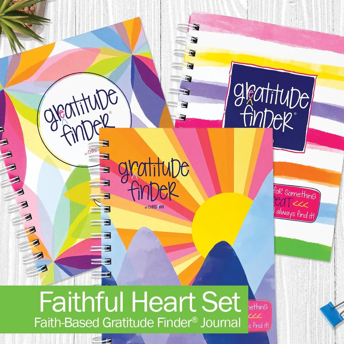 Gratitude Finder® Journals Bundle of 3 | Gratitude Journals to Inspire Daily Gratitude | The Perfect Gift for Mindful Moments | HOT DEAL