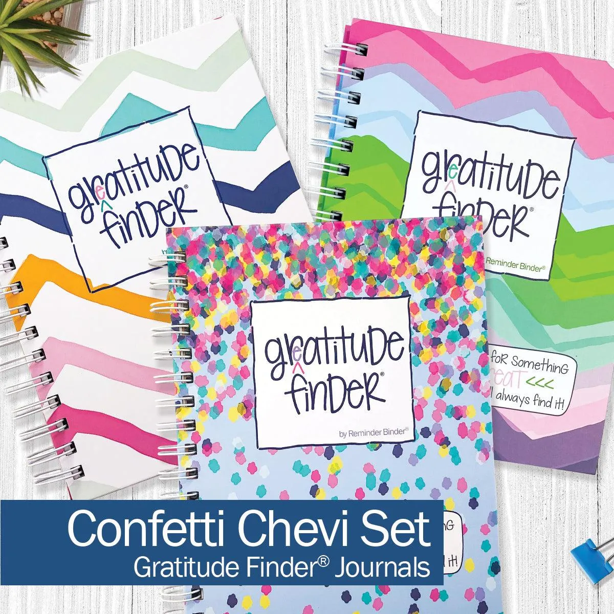 Gratitude Finder® Journals Bundle of 3 | Gratitude Journals to Inspire Daily Gratitude | The Perfect Gift for Mindful Moments | HOT DEAL