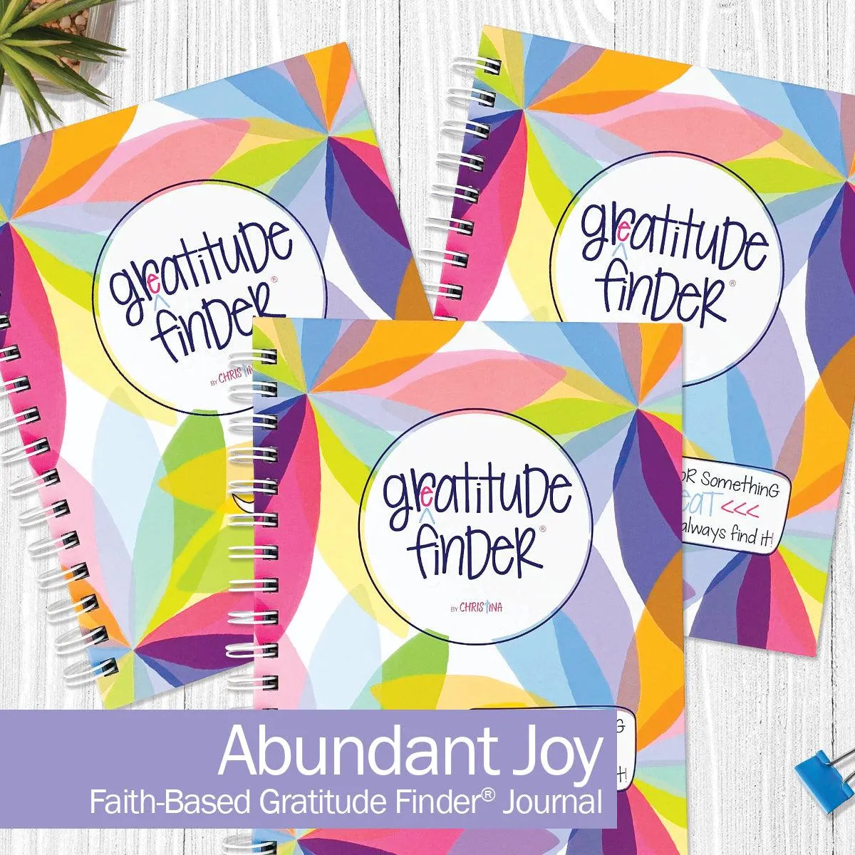 Gratitude Finder® Journals Bundle of 3 | Gratitude Journals to Inspire Daily Gratitude | The Perfect Gift for Mindful Moments | HOT DEAL