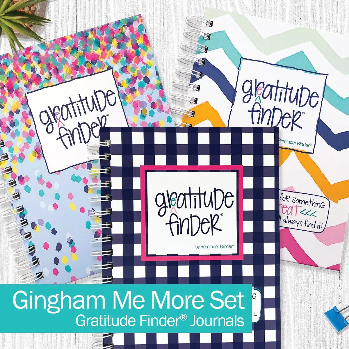 Gratitude Finder® Journals Bundle of 3 | Gratitude Journals to Inspire Daily Gratitude | The Perfect Gift for Mindful Moments | HOT DEAL