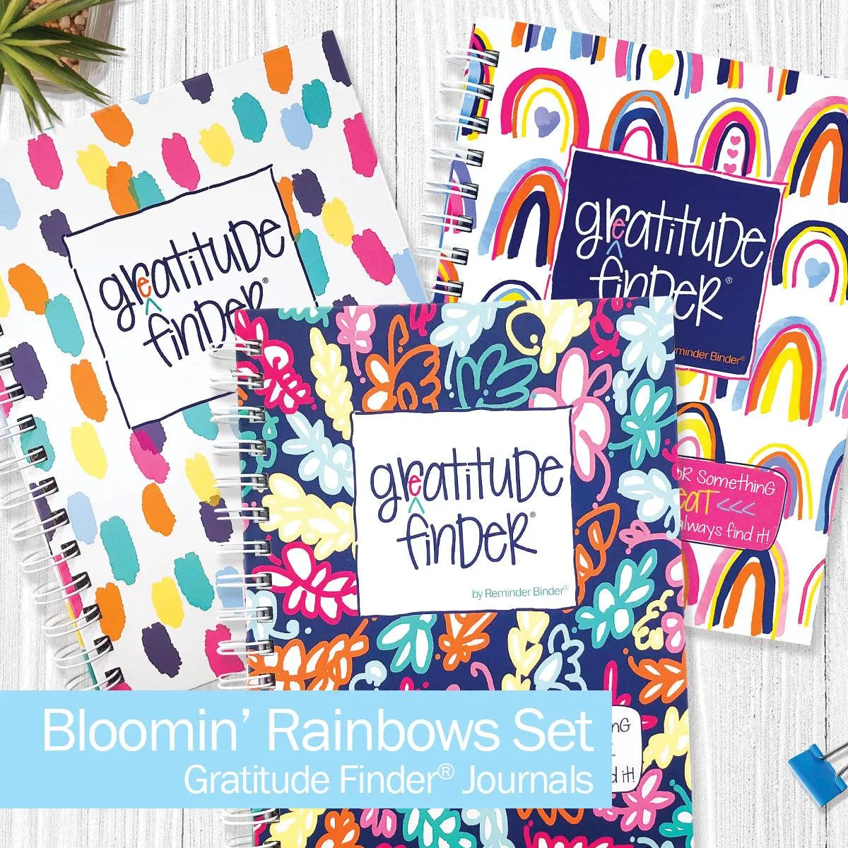 Gratitude Finder® Journals Bundle of 3 | Gratitude Journals to Inspire Daily Gratitude | The Perfect Gift for Mindful Moments | HOT DEAL