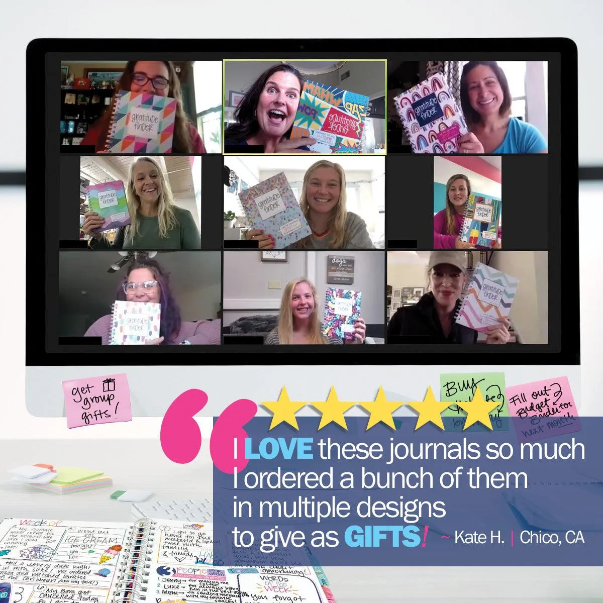 Gratitude Finder® Journals Bundle of 5 | Gratitude Journals to Help You Find Joy Every Day | Share the Gift of Gratitude