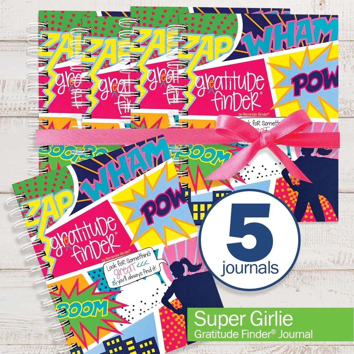 Gratitude Finder® Journals Bundle of 5 | Gratitude Journals to Help You Find Joy Every Day | Share the Gift of Gratitude