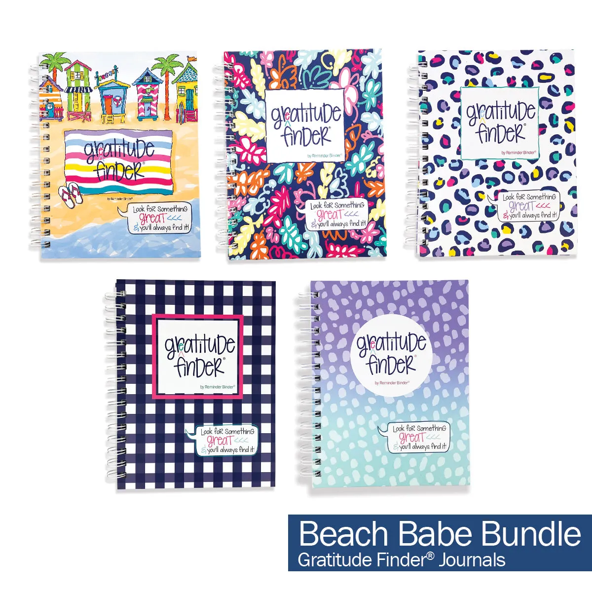 Gratitude Finder® Journals Bundle of 5 | Gratitude Journals to Help You Find Joy Every Day | Share the Gift of Gratitude
