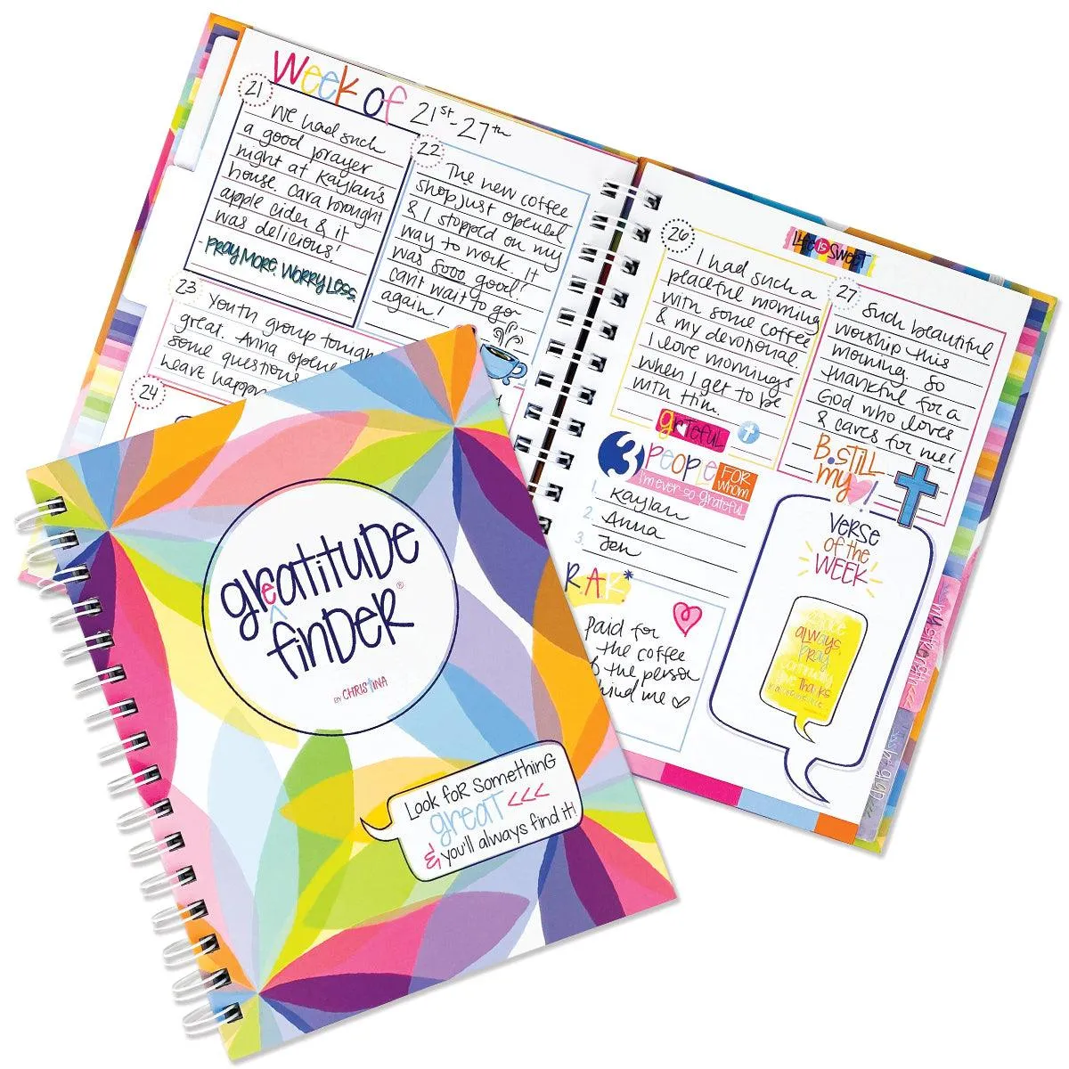 Gratitude Journal Faith-Based Gratitude Finder® Journals by Christina | Abundant Joy