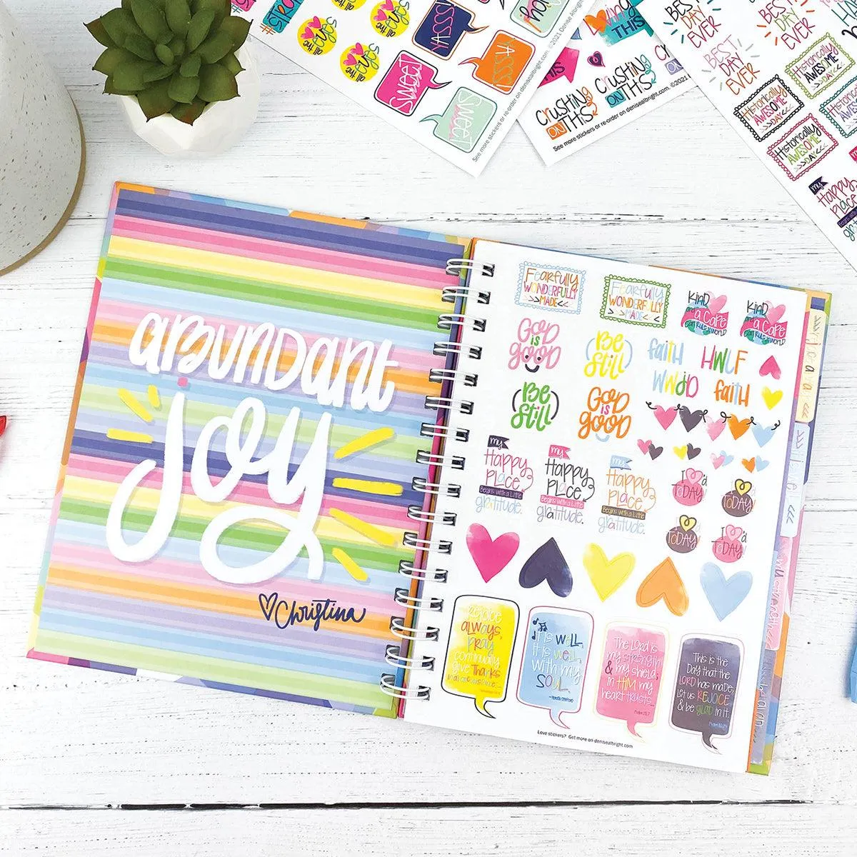 Gratitude Journal Faith-Based Gratitude Finder® Journals by Christina | Abundant Joy
