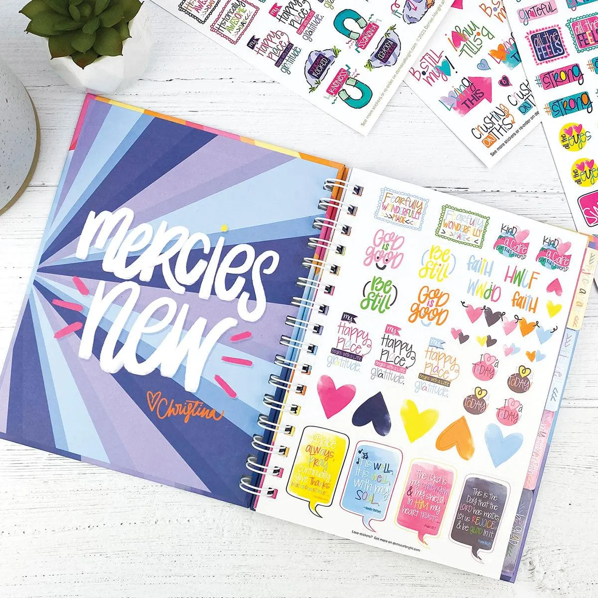 Gratitude Journal Faith-Based Gratitude Finder® Journals by Christina | Mercies New