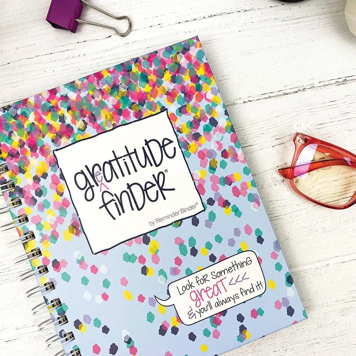Gratitude Journal Gratitude Finder® Journal | Confetti Party