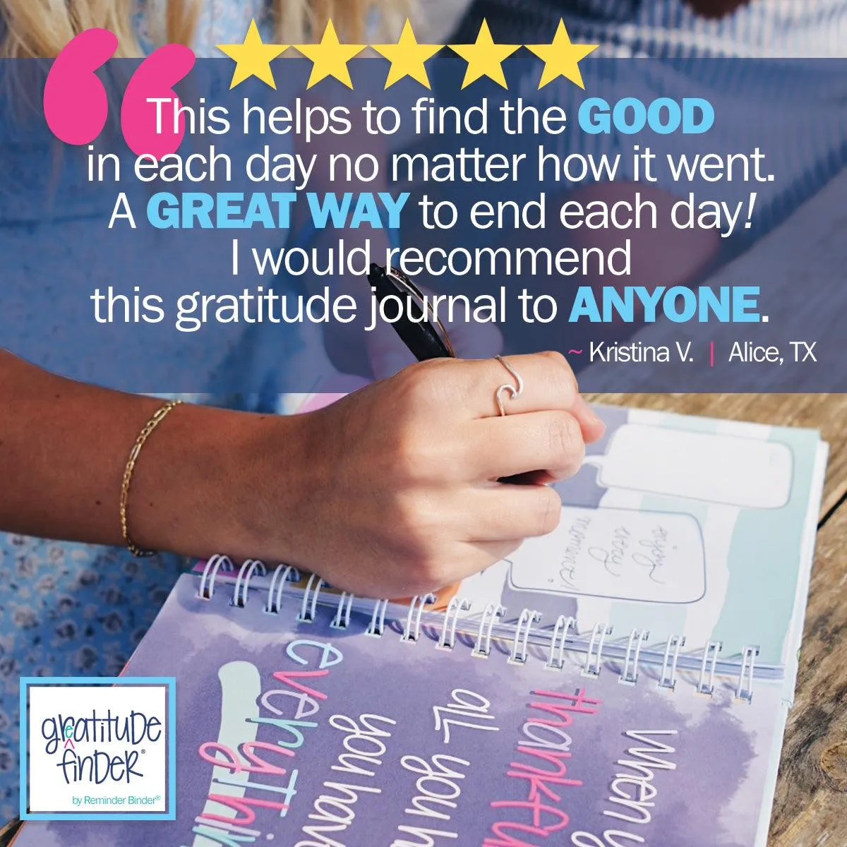 Gratitude Journals Bundle of TWO Gratitude Finder® Gratitude Journals