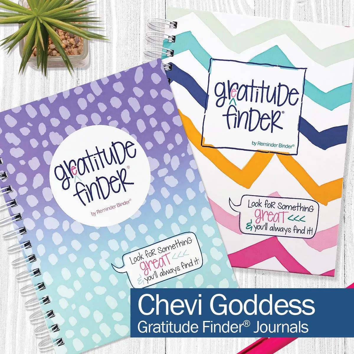 Gratitude Journals Bundle of TWO Gratitude Finder® Gratitude Journals