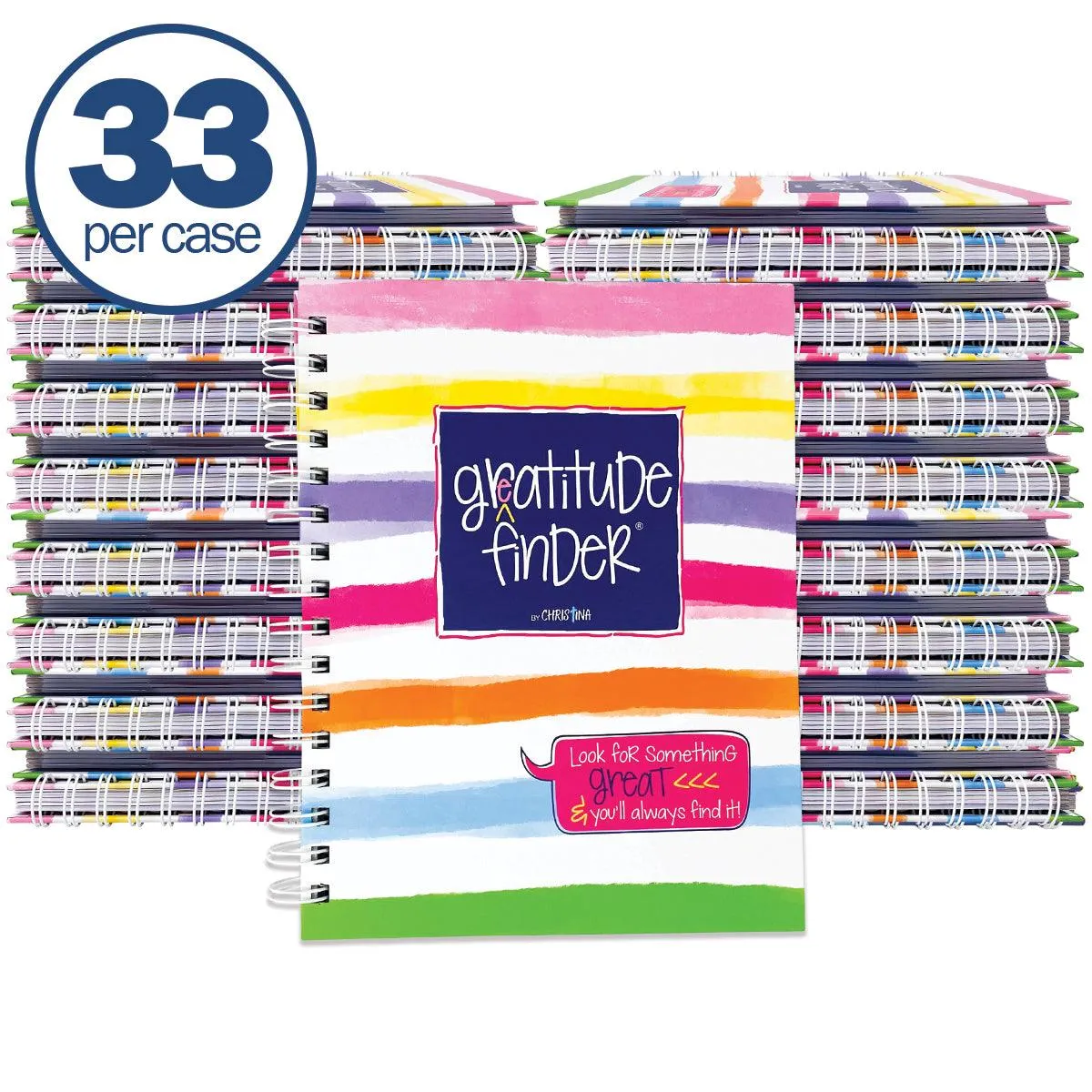 Gratitude Journals Buy-the-Case BULK Faith-Based Gratitude Finder® Gratitude Journals by Christina
