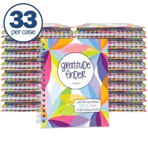 Gratitude Journals Buy-the-Case BULK Faith-Based Gratitude Finder® Gratitude Journals by Christina