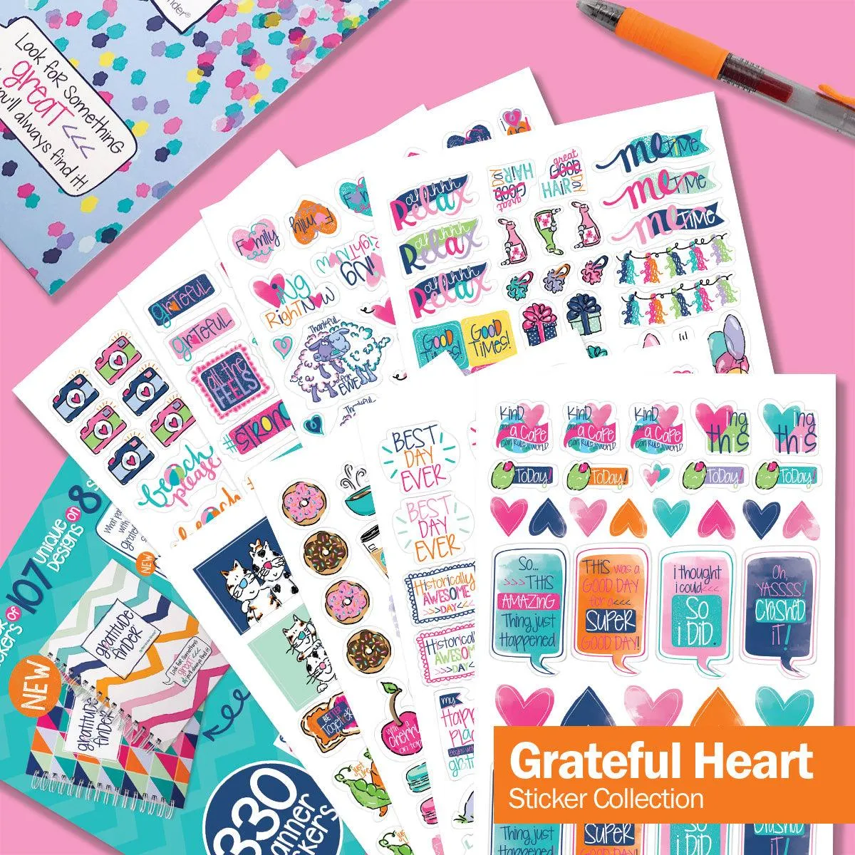 Gratitude Journals Gratitude Finder® Journal   Sticker Bundle