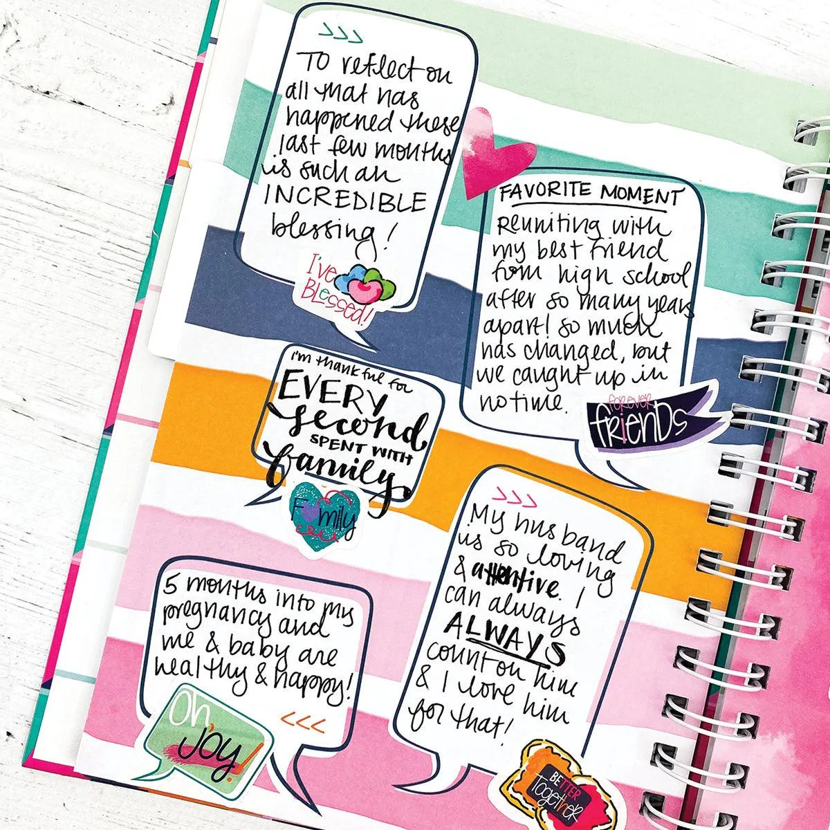 Gratitude Journals Gratitude Finder® Journal   Sticker Bundle