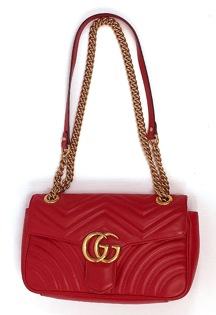 Gucci GG Marmont Small Matelassé Shoulder Bag