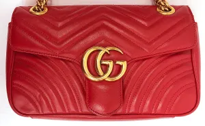 Gucci GG Marmont Small Matelassé Shoulder Bag