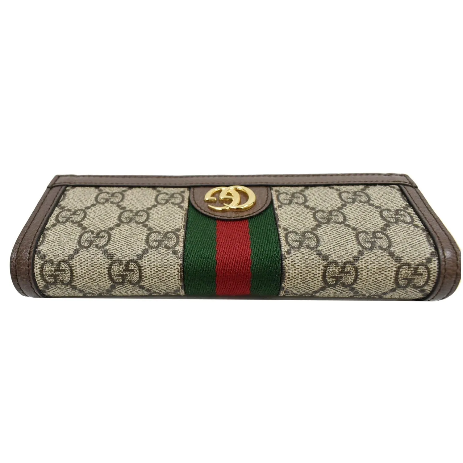 Gucci Ophidia GG Continental Supreme Canvas Wallet Beige 523153