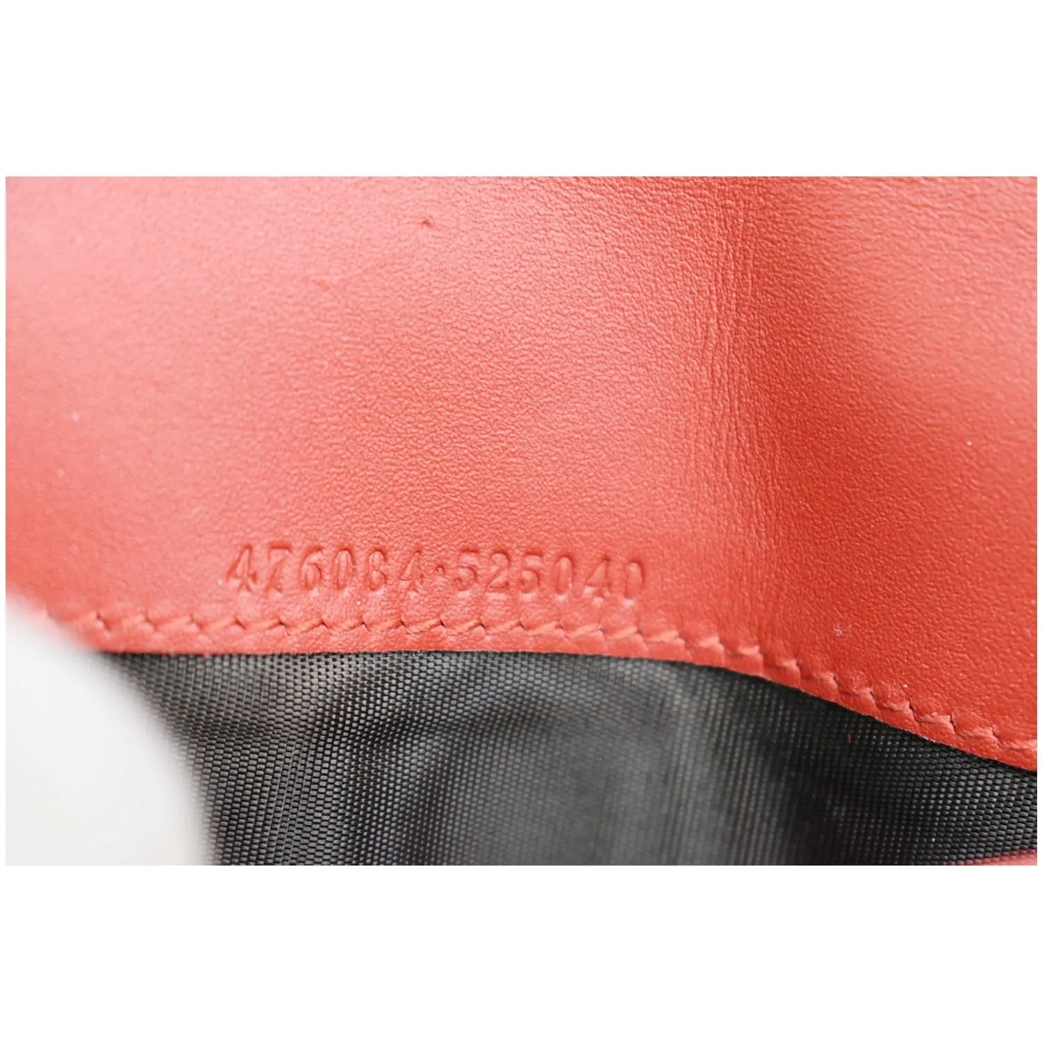 GUCCI Sylvie Continental Leather Wallet Red 476084 - Final Sale