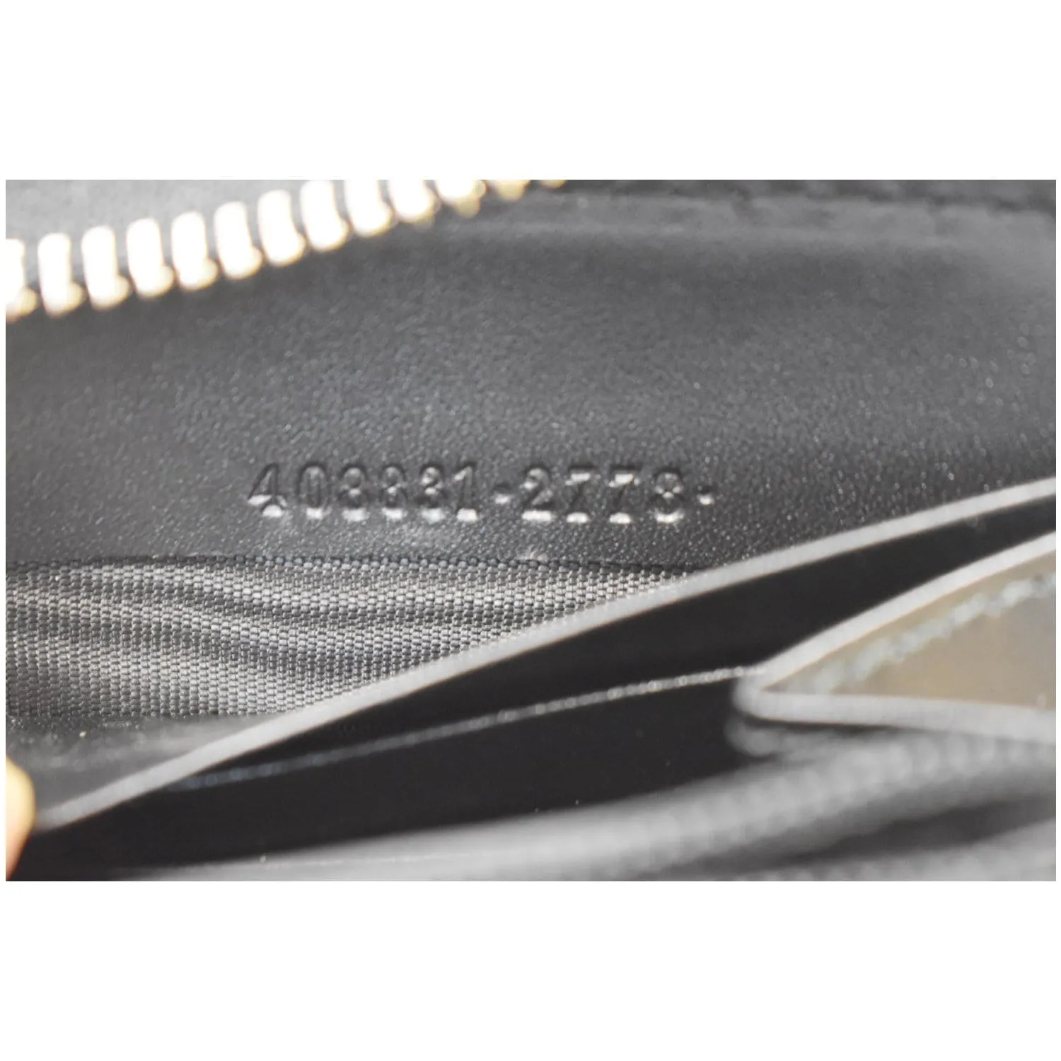 GUCCI Web Guccissima Leather Zip Around Wallet Black 408831