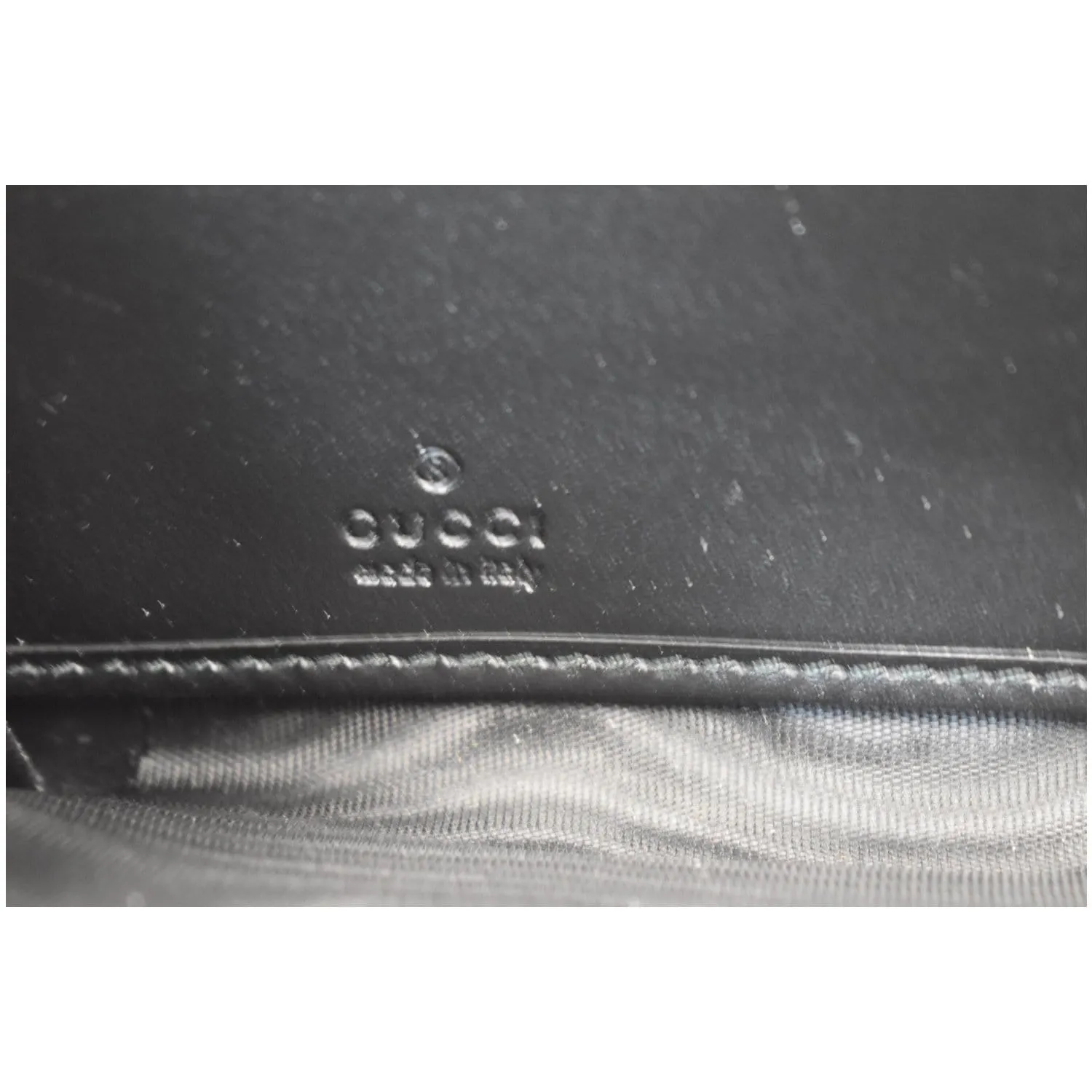 GUCCI Web Guccissima Leather Zip Around Wallet Black 408831