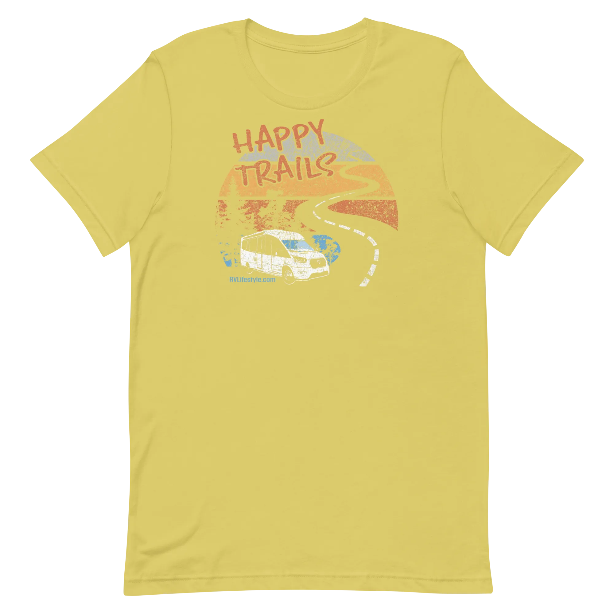 Happy Trails Short-Sleeve Men and Women's T-Shirt