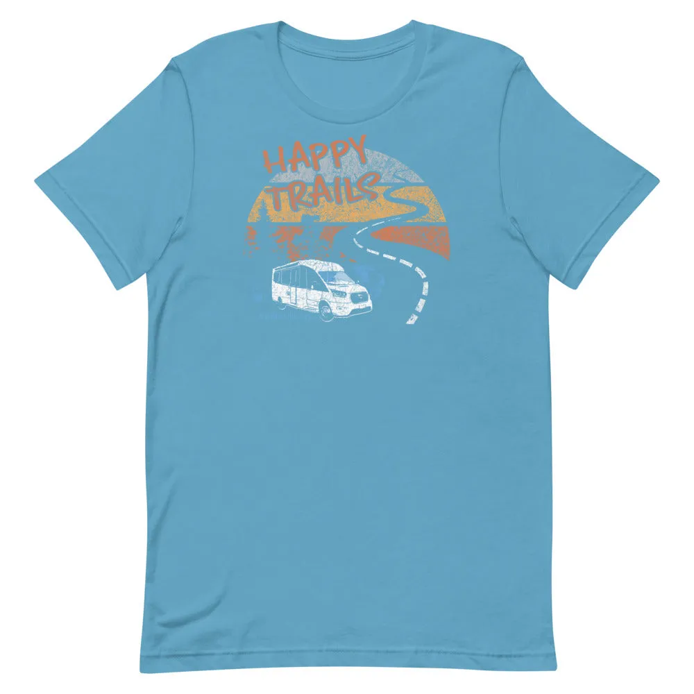 Happy Trails Short-Sleeve Men and Women's T-Shirt