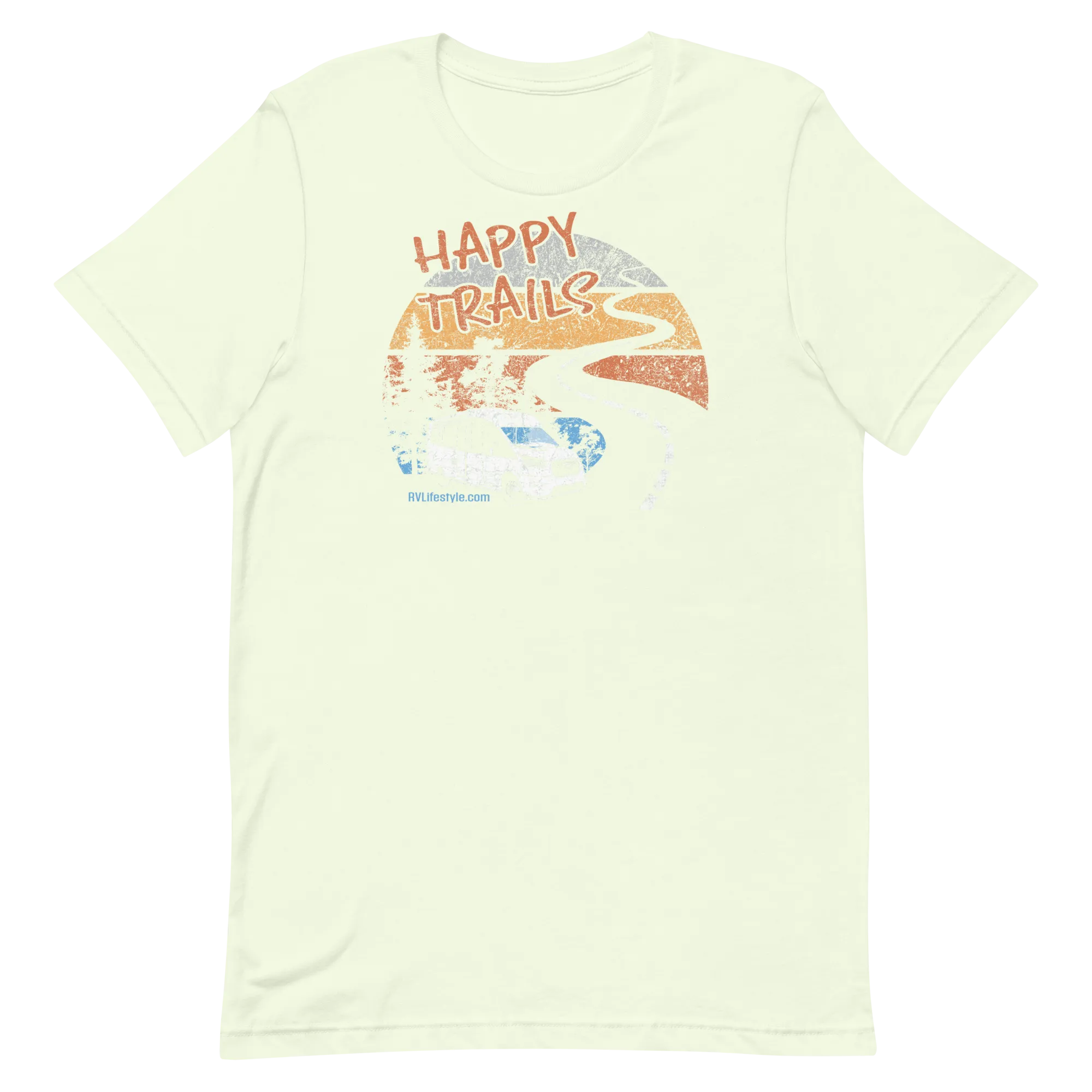 Happy Trails Short-Sleeve Men and Women's T-Shirt