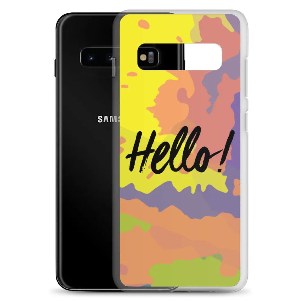 Hello! (Friendly) Colorful Samsung Case