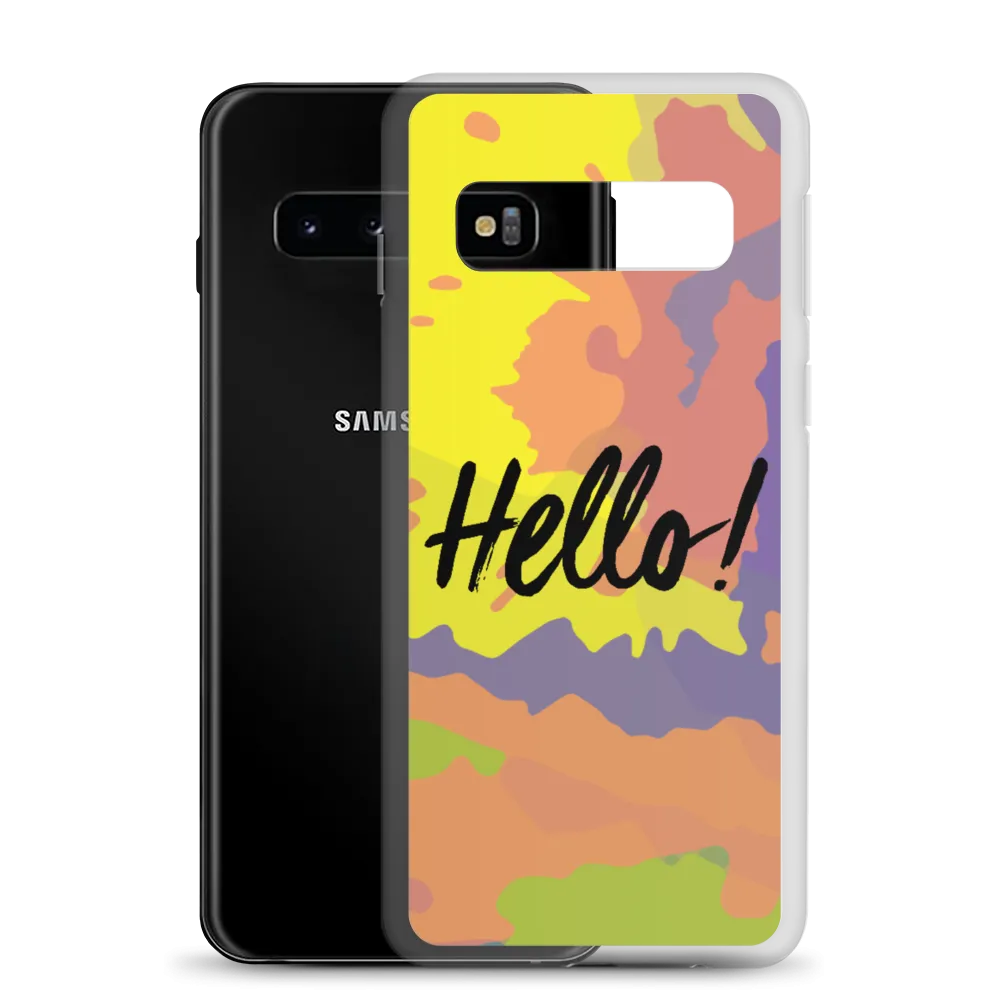 Hello! (Friendly) Colorful Samsung Case