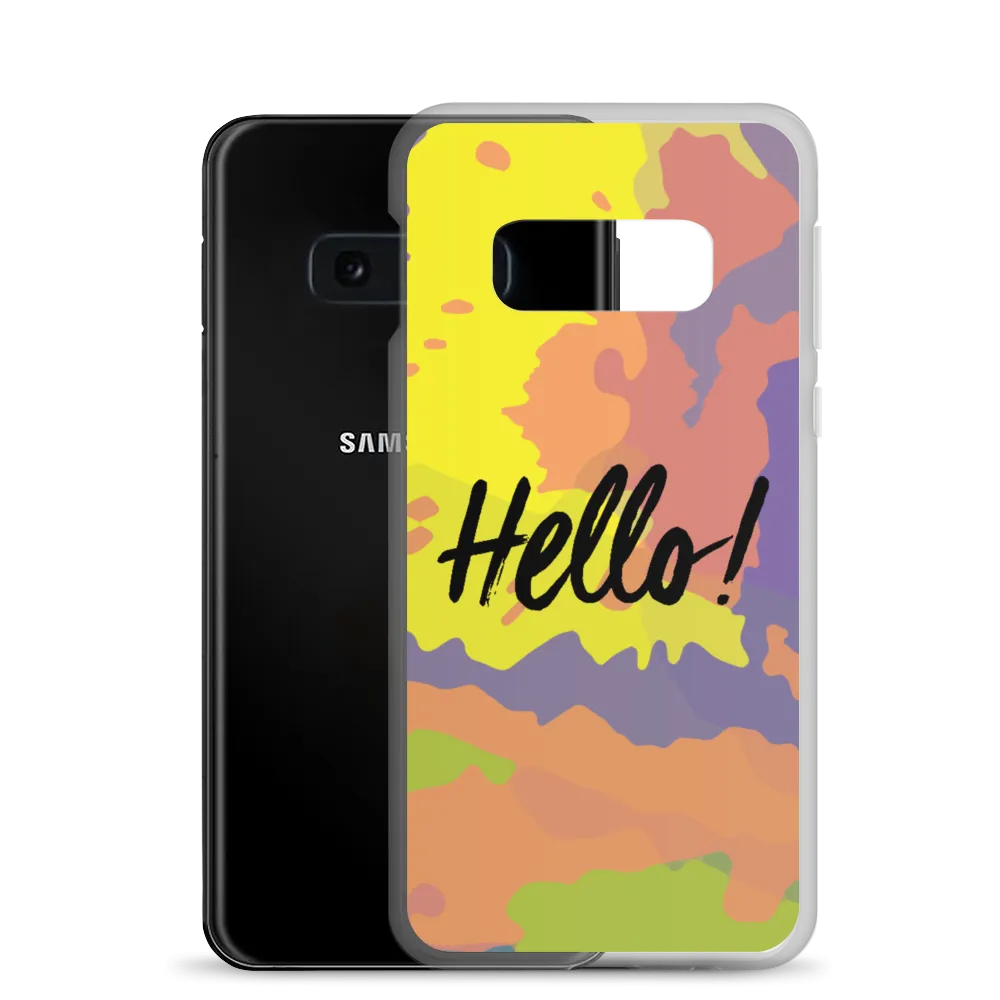 Hello! (Friendly) Colorful Samsung Case