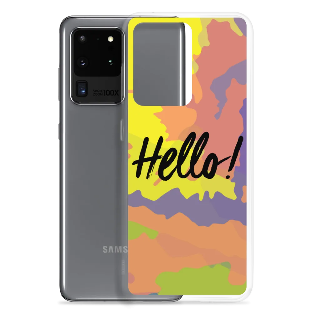 Hello! (Friendly) Colorful Samsung Case
