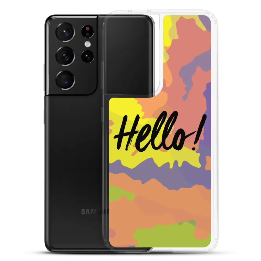 Hello! (Friendly) Colorful Samsung Case