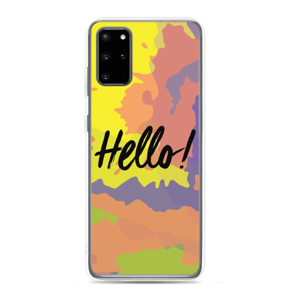 Hello! (Friendly) Colorful Samsung Case